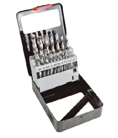 Набор сверл по мет 1,0-10,0мм 19шт белые, мет. коробка Кратон 1 05 01 013 купить в Уфе