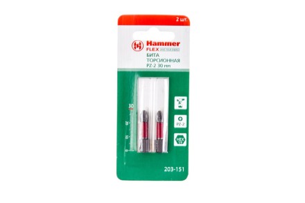 Бита HAMMER PZ2 30мм (2шт.) купить в Уфе