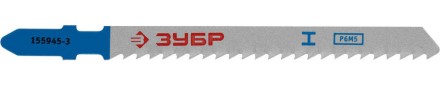 Полотна ЗУБР &quot;ЭКСПЕРТ&quot;, T127D, для эл/лобзика, HSS, по алюминию, мягкому металлу, EU-хвостовик, шаг 3мм, 75мм, 3шт 155945-3 купить в Уфе