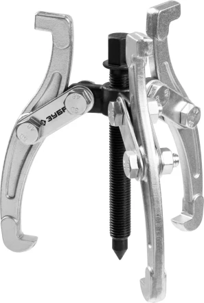 ЗУБР внешний d 25 - 160 мм, внутренний d 45 - 135 мм, шарнирный трехзахватный съемник, Профессионал (43318-110) купить в Уфе