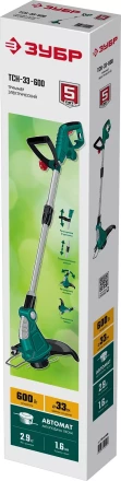 ЗУБР 600 Вт, ш/с 33 см, сетевой триммер (ТСН-33-600) купить в Уфе