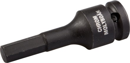 Торцовая головка KRAFTOOL &quot;INDUSTRIE QUALITAT&quot; ударная (1/2&quot;), HEX, Cr-Mo, фосфатированная, H9 27950-09 купить в Уфе
