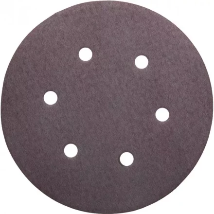 Круг шлифовальный URAGAN &quot;Универсальный водостойкий с покрытием стеарата цинка&quot; на липучке, 6 отв., P320, 150мм, 50шт 907-44113-320-50 купить в Уфе