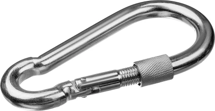 ЗУБР DIN 5299D, 10 мм, 1 шт, карабин с предохранительной гайкой (304556-10) купить в Уфе