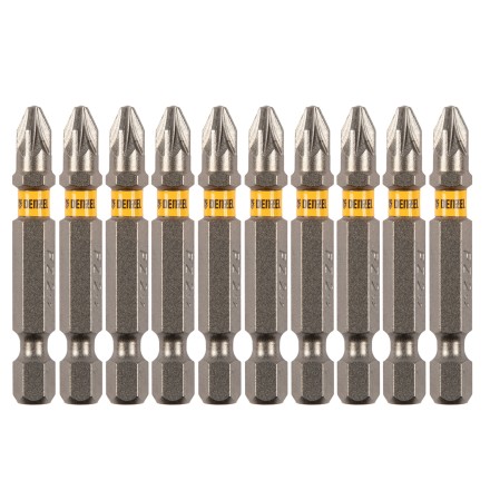 Бита PZ2х50, сталь S2, шестигранный профиль, 10 шт. Е 6,3 Denzel 11656 купить в Уфе