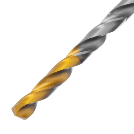 Сверло спиральное по металлу Denzel 4,2 x 75 мм, Р6М5, Golden Tip, 718230 купить в Уфе