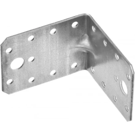 Крепежный угол ЗУБР &quot;МАСТЕР&quot; усиленный, 55х70х70мм, 20шт 310115-55-070 купить в Уфе