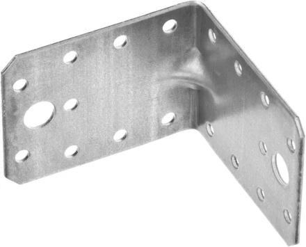 Крепежный угол ЗУБР &quot;МАСТЕР&quot; усиленный, 55х70х70мм, 20шт 310115-55-070 купить в Уфе