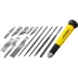 Набор STAYER Нож “MASTER” для точных работ в комплекте с лезвиями различной формы и надфилями, в чехле,38 предметов 09145-H38 купить в Уфе