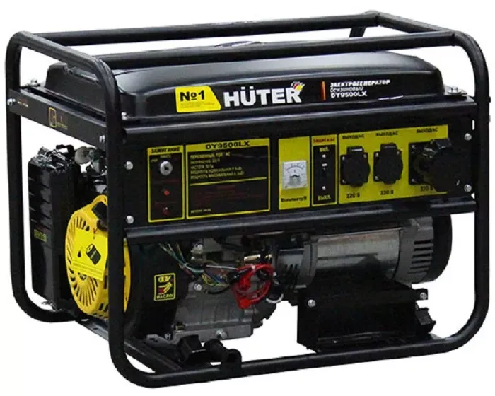Электрогенератор бензиновый DY9500LX Huter купить в Уфе