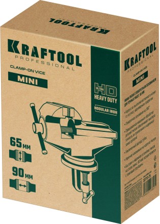 Тиски KRAFTOOL MINI настольные 32713-75 купить в Уфе