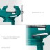 Тиски KRAFTOOL MINI настольные 32713-75 купить в Уфе