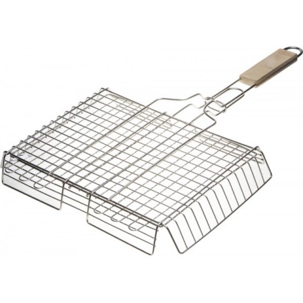 Решетка-гриль GRINDA &quot;BARBECUE&quot;, объемная, нержавеющая сталь, 340х260мм 424732 купить в Уфе