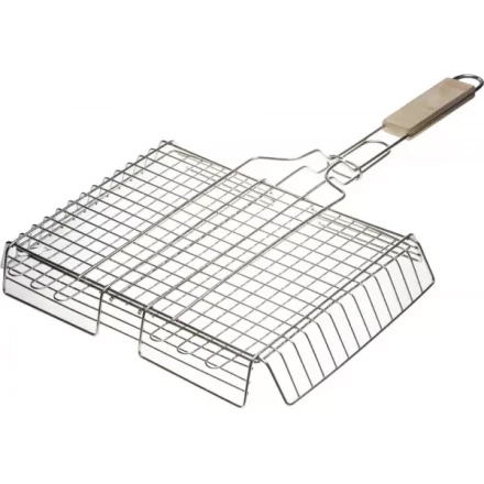 Решетка-гриль GRINDA "BARBECUE", объемная, нержавеющая сталь, 340х260мм 424732 купить в Уфе