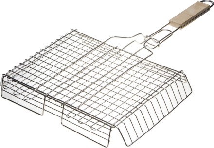 Решетка-гриль GRINDA &quot;BARBECUE&quot;, объемная, нержавеющая сталь, 340х260мм 424732 купить в Уфе