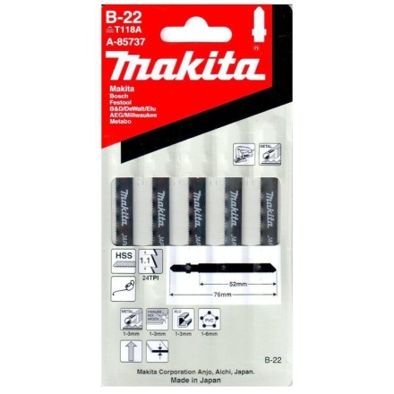 Пилки для лобзика Makita B-22 A-85737 купить в Уфе