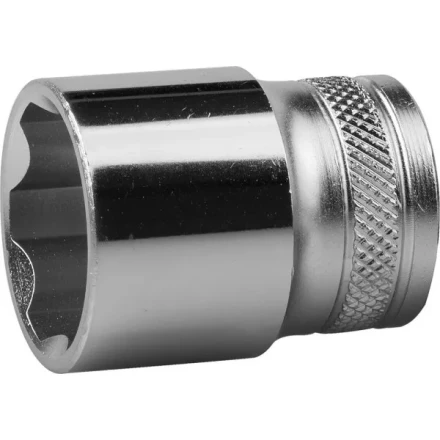 Торцовая головка KRAFTOOL &quot;INDUSTRIE QUALITAT&quot;, Cr-V, FLANK, хромосатинированная, 1/2&quot;, 23 мм 27805-23_z01 купить в Уфе