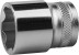 Торцовая головка KRAFTOOL &quot;INDUSTRIE QUALITAT&quot;, Cr-V, FLANK, хромосатинированная, 1/2&quot;, 23 мм 27805-23_z01 купить в Уфе