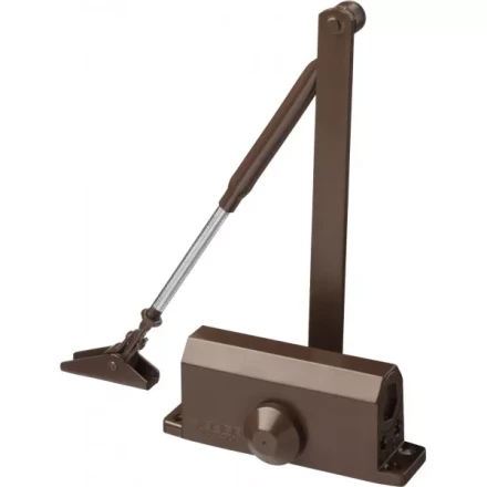 Доводчик дверной ЗУБР &quot;ПРОФЕССИОНАЛ&quot;, для дверей массой до 80 кг, цвет коричневый 37912-80 купить в Уфе