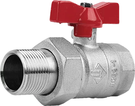 Краны шаровые ВН с накидной гайкой серия МАСТЕР купить в Уфе