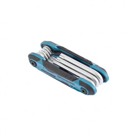 Набор ключей имбусовых Tamper-Torx TT10-TT40 CrV складные 7 шт Gross 16413 купить в Уфе