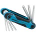 Набор ключей имбусовых Tamper-Torx TT10-TT40 CrV складные 7 шт Gross 16413 купить в Уфе
