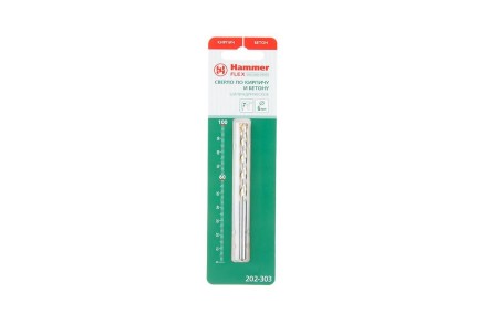 Сверло по камню HAMMER Ф6х100мм (DR CR 6,0мм*100/60мм) купить в Уфе