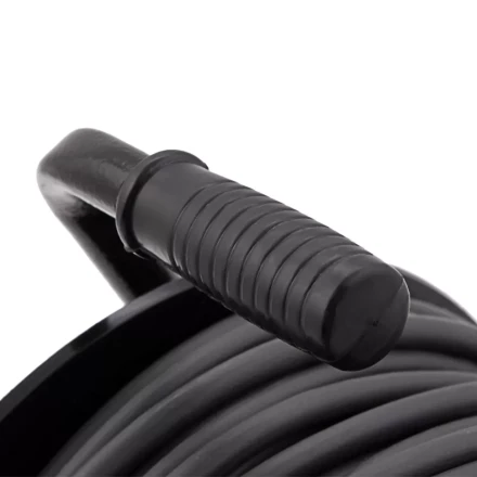 Удлинитель силовой 50 м, 16А, тип УХ10, ПВС, усиленный, на кабельной катушке, 4 розетки без заземления Сибртех 95870 купить в Уфе