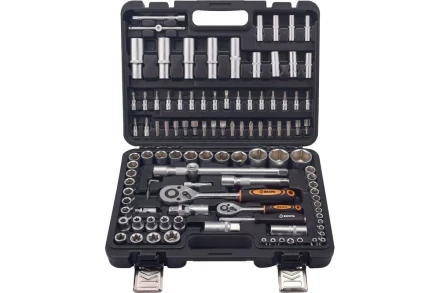 Набор инструментов, 1/2&quot;, 1/4&quot;, в кейсе 108 предм Вихрь 73/6/7/15 купить в Уфе