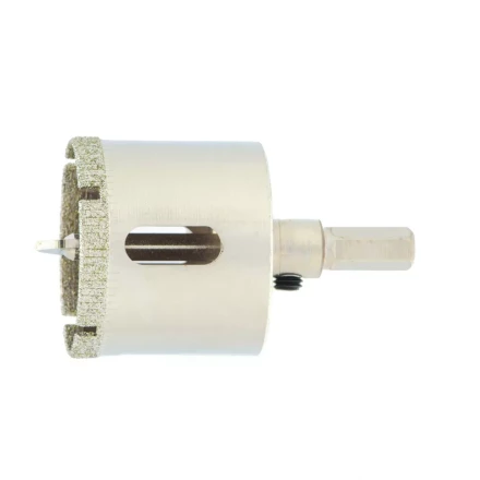 Сверло по керамической плитке и стеклу, 35 х 55 мм, шестигранный хвостовик, с центрующим сверлом Сибртех 72718 купить в Уфе