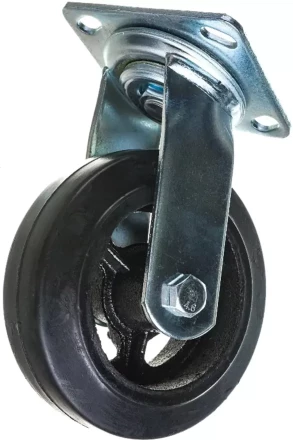 Колесо большегрузное поворотное SCd 63 150 мм обрезиненное РФ 1030008 купить в Уфе