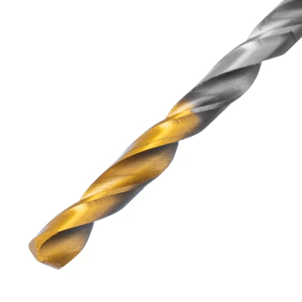 Сверло спиральное по металлу Denzel 4,5 x 80 мм, Р6М5, Golden Tip, 718231 купить в Уфе