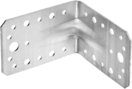 Крепежный угол ЗУБР &quot;МАСТЕР&quot; усиленный, 65х90х90мм, 20шт 310115-65-090 купить в Уфе