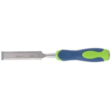 Долото-стамеска 22мм двухкомпонентная рукоятка Сибртех артикул 24487 купить в Уфе