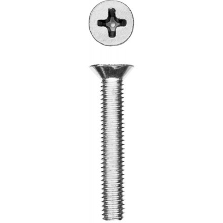 Винт DIN 965, M5 x 40 мм, 6 шт, кл. пр. 4.8, оцинкованный, ЗУБР 303116-05-040 купить в Уфе