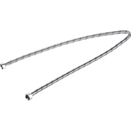 Подводка гибкая ЗУБР для воды, оплетка из нержавеющей стали, г/г 1/2&quot; - 1м 51005-G/G-100 купить в Уфе