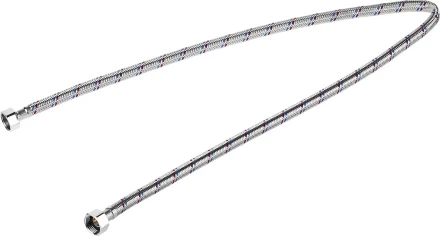 Подводка гибкая ЗУБР для воды, оплетка из нержавеющей стали, г/г 1/2&quot; - 1м 51005-G/G-100 купить в Уфе