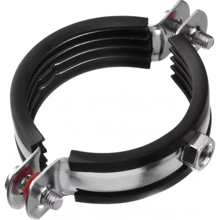 Хомут трубный с гайкой, оцинкованный, 2", 7шт, ЗУБР Мастер 37850-59-65 37850-59-65 купить в Уфе