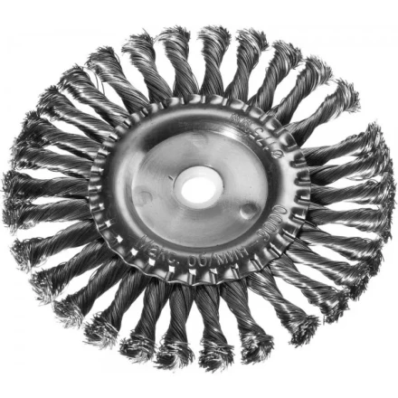 DEXX. Щетка дисковая для УШМ, жгутированная стальная проволока 0,5мм, 175ммх22мм 35100-175 купить в Уфе