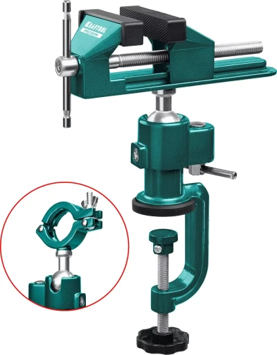 Тиски KRAFTOOL PRECISION шарнирно-поворотные 32711-75