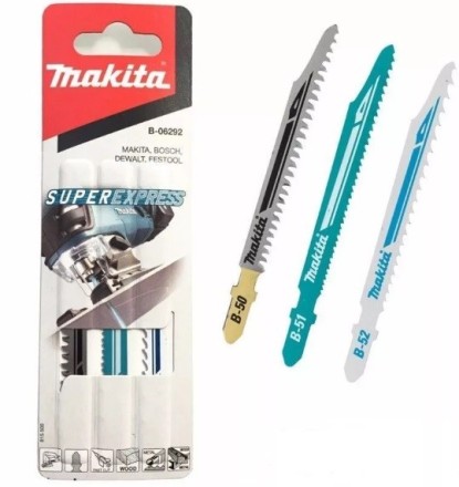 Набор пилок B-06292 для лобзика Makita Super Express, (В50,В51,В52) купить в Уфе