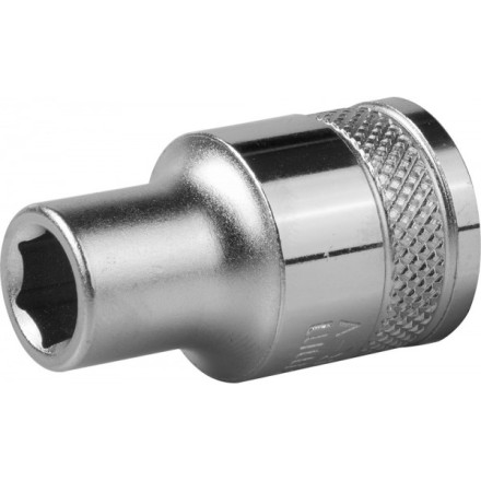 Торцовая головка KRAFTOOL &quot;INDUSTRIE QUALITAT&quot;, Cr-V, FLANK, хромосатинированная, 1/2&quot;, 9 мм 27805-09_z01 купить в Уфе