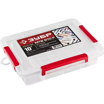 Органайзер ЗУБР &quot;МАСТЕР&quot; для крепежа и принадлежностей, 252х176х58мм (10&quot;) 38193-10 купить в Уфе
