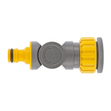 Соединитель штуцерный с внутренней резьбой 1/2&quot; - 3/4&quot; с шарниром PALISAD LUXE 66247 купить в Уфе
