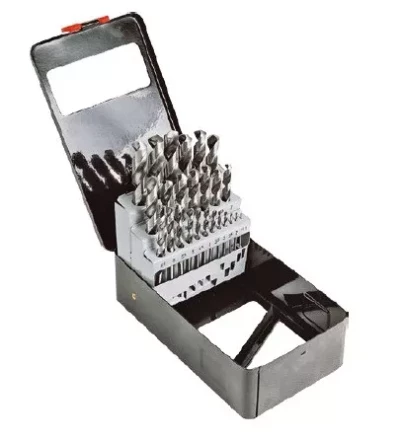 Набор сверл по мет 1,0-13,0мм 25шт белые, мет. коробка Кратон 1 05 01 015 купить в Уфе