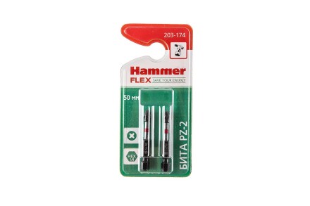 Бита HAMMER PZ2 50мм (2шт) купить в Уфе