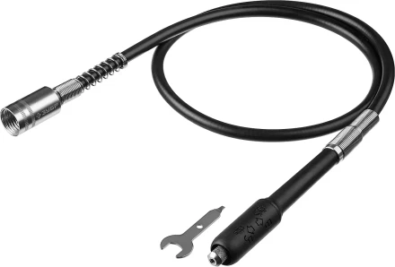 ЗУБР длина - 1 м, цанга 1.6 - 3.2 мм, гибкий вал с цанговым патроном (35944) купить в Уфе