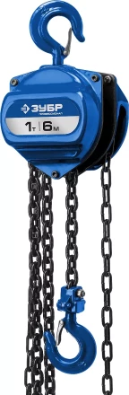 Таль цепная &quot;ТШ-1-6&quot; шестеренная, ЗУБР Профессионал 43082-1, 1т / 6м 43082-1_z01 купить в Уфе