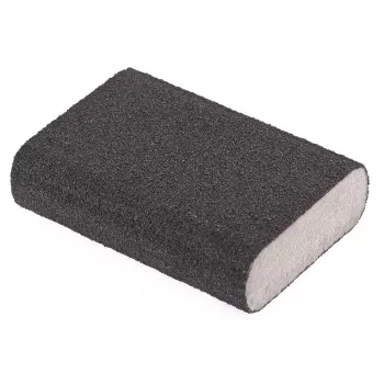 Губка для шлифования 100 х 70 х 25 мм овал твердая P80 MATRIX 75737 купить в Уфе