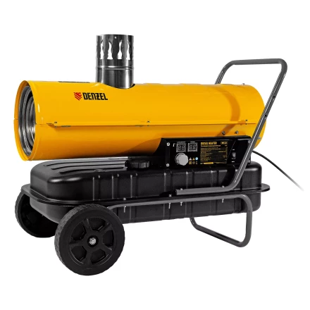 Дизельная тепловая пушка Denzel NHG-20i, 20 кВт, 600 м3/ч, непрямой нагрев, цифровой термостат купить в Уфе